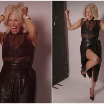 Check Out SNL UK Host Hannah Waddingham's Pre-Show Photo Shoot (VIDEO)