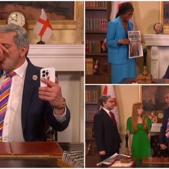 SNL UK Cold Open Tackles Starmer/Elections; Serafinowicz as Farage