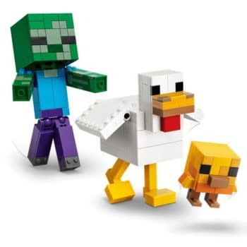 The Infamous Minecraft Chicken Jockey Comes to Life with LEGO