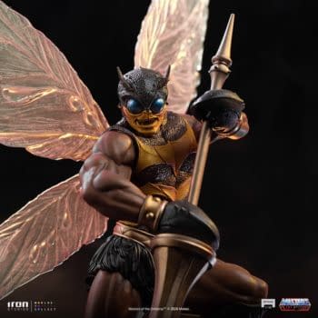 Iron Studios Unveils Masters of the Universe 1/10 Buzz Off Statue