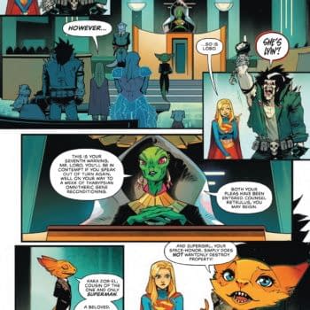 Interior preview page from Summer of Supergirl Special #1