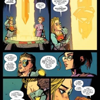 Interior preview page from Supergirl #14