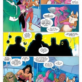 Interior preview page from Justice League: Dream Girls – A DC Pride Event #3
