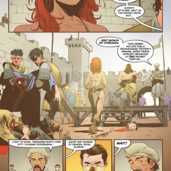 Interior preview page from Red Sonja: She-Devil With a Sword #2