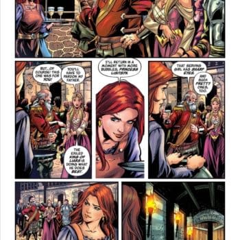 Interior preview page from Red Sonja Noir: The Plunder and the Princess Special #1
