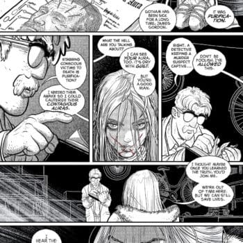 Interior preview page from Batman: Gargoyle of Gotham #4 Noir Edition