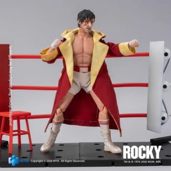 Hiya Toys Steps Into the Ring With Rocky Balboa 1/12 Scale Figure