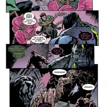 Interior preview page from THE INFERNAL HULK #8 NIC KLEIN COVER