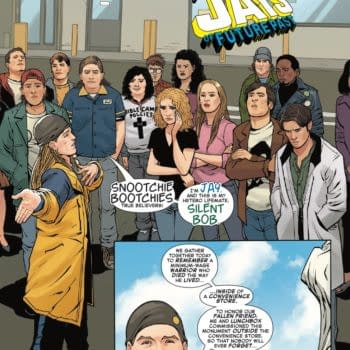 Interior preview page from JAY & SILENT BOB: JAYS OF FUTURE PAST #1 MARCO CHECCHETTO COVER