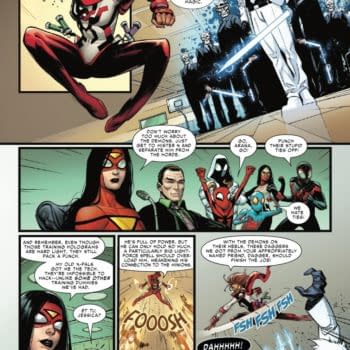Interior preview page from AMAZING SPIDER-MAN: SPIDER-VERSITY #3 GIUSEPPE CAMUNCOLI COVER