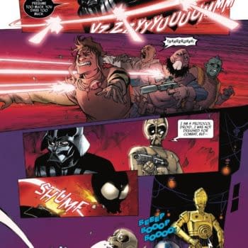 Interior preview page from STAR WARS: GALAXY’S EDGE – ECHOES OF THE EMPIRE #3 PHIL NOTO COVER