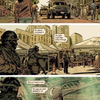 Interior preview page from ONLY THE SAVAGE ARE LEFT #1 STEFANO RAFFAELE COVER
