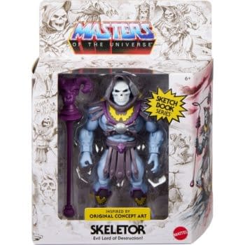 Masters of the Universe Sketchbook Series Skeletor Coming Soon