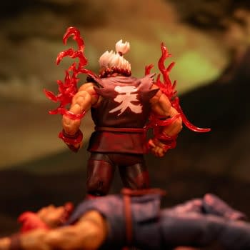 Player 2 Sign In with Jada Toys New Akuma Street Fighter II Figure