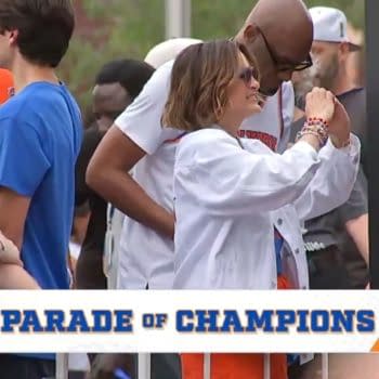 Yes, Law & Order: SVU Star Hargitay Was on Knicks Star Brunson's Float