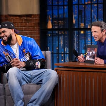 Knicks Star Karl-Anthony Towns, Seth Meyers Talk NBA Championship
