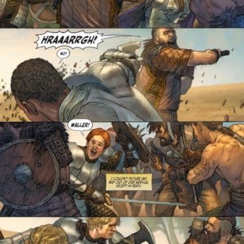 Interior preview page from Dark Knights of Steel: Heir to the Sea #1