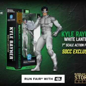 McFarlane Toys Unveils SDCC Exclusive White Lantern Kyle Rayner