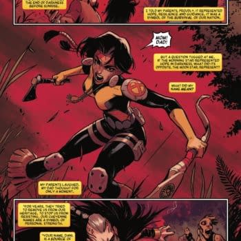 Interior preview page from MOONSTAR #5 GERMAN PERALTA COVER