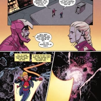 Interior preview page from THE INFERNAL HULK #9 NIC KLEIN COVER