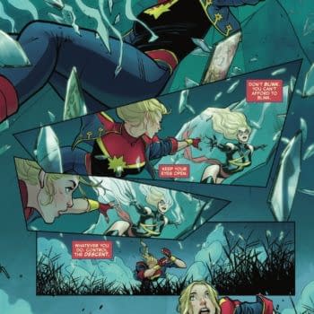 Interior preview page from CAPTAIN MARVEL: DARK PAST #4 LUCAS WERNECK COVER