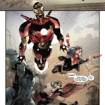 Interior preview page from AVENGERS: ARMAGEDDON #2 DIKE RUAN COVER