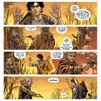Interior preview page from ONLY THE SAVAGE ARE LEFT #2 STEFANO RAFFAELE COVER