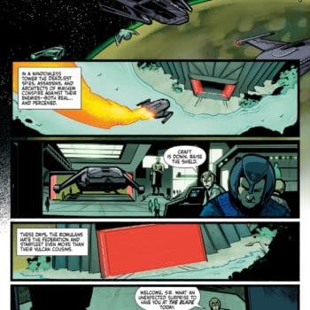 Interior preview page from STAR TREK: RED SHIRTS - GHOST OF THE 21ST CENTURY #1 CHRIS SHEHAN COVER