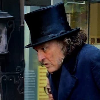 Johnny Depp, Cosplaying As Ebenezer Scrooge At San Diego Comic-Con