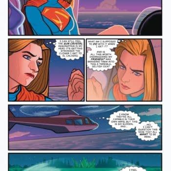 Interior preview page from Supergirl #16