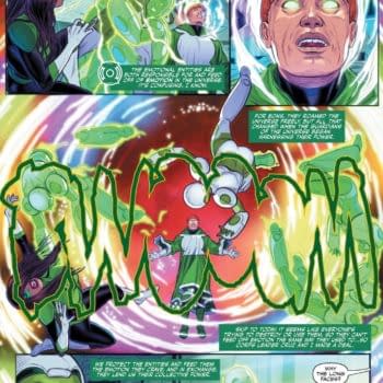 Interior preview page from Green Lantern Corps #19