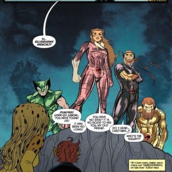 Interior preview page from ThunderCats x SilverHawks #5