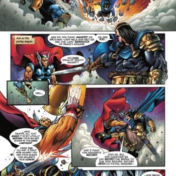 Interior preview page from QUEEN IN BLACK: THOR #1 PASQUAL FERRY COVER