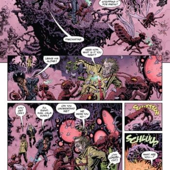 Interior preview page from GIANT ROBOT HELLBOY RETURNS #2 DUNCAN FEGREDO COVER