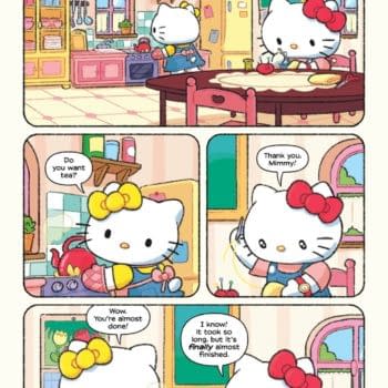 Interior preview page from HELLO KITTY AND FRIENDS: HELLO WORLD! #1 PAULINA GANUCHEAU COVER