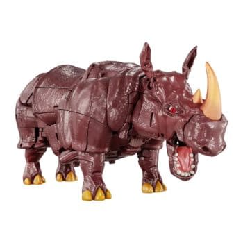 Embrace the Beast Wars with Transformers Takara Tomy Destron Rhinox