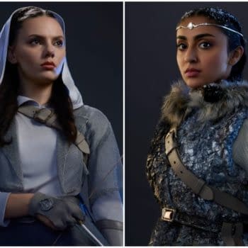 Percy Jackson Team Teases S03; Keen/Artemis, Chaudry/Nightshade Images