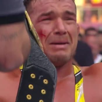 An emotional Chad Gable is crowned Intercontinental Champion at WWE SummerSlam