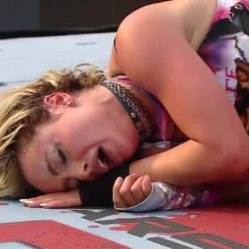 Liv Morgan takes a breather after retaining her title at WWE SummerSlam