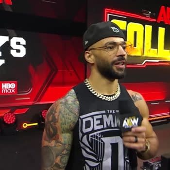 Ricochet watches AEW Collision