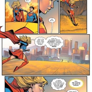 Interior preview page from Supergirl #17