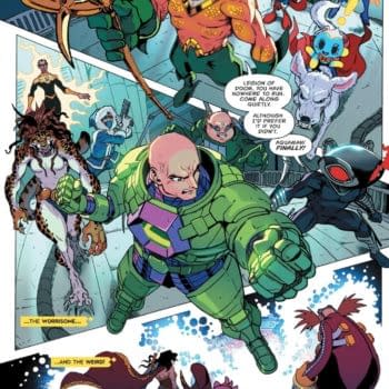 Interior preview page from DC x Sonic the Hedgehog: The Metal Legion #5