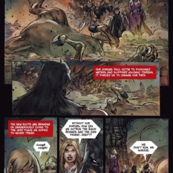 Interior preview page from Fire and Ice: Darkwolf #3