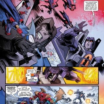 Interior preview page from Transformers #36