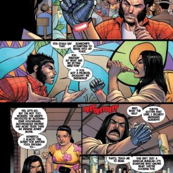 Interior preview page from WOLVERINE #28 DAN PANOSIAN COVER