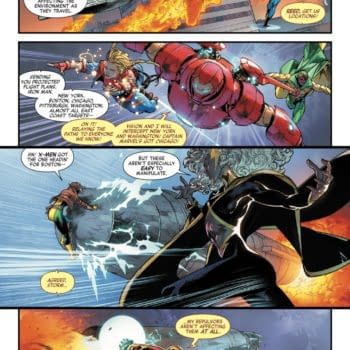 Interior preview page from AVENGERS: ARMAGEDDON #4 DIKE RUAN COVER