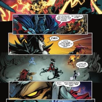 Interior preview page from QUEEN IN BLACK: DEFENDERS OF LIGHT AND DARK #3 MATTEO LOLLI COVER
