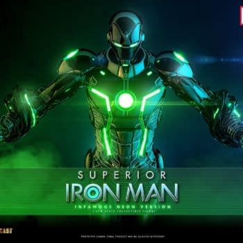 Superior Iron Man (Infamous Neon) 1/6 Scale Hot Toys Figure Announced