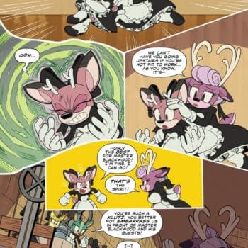 Interior preview page from SONIC THE HEDGEHOG #89 MILES ARQ COVER