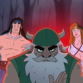 Golden Axe Stars Matthew Rhys & Liam McIntyre on Game, Humor & More